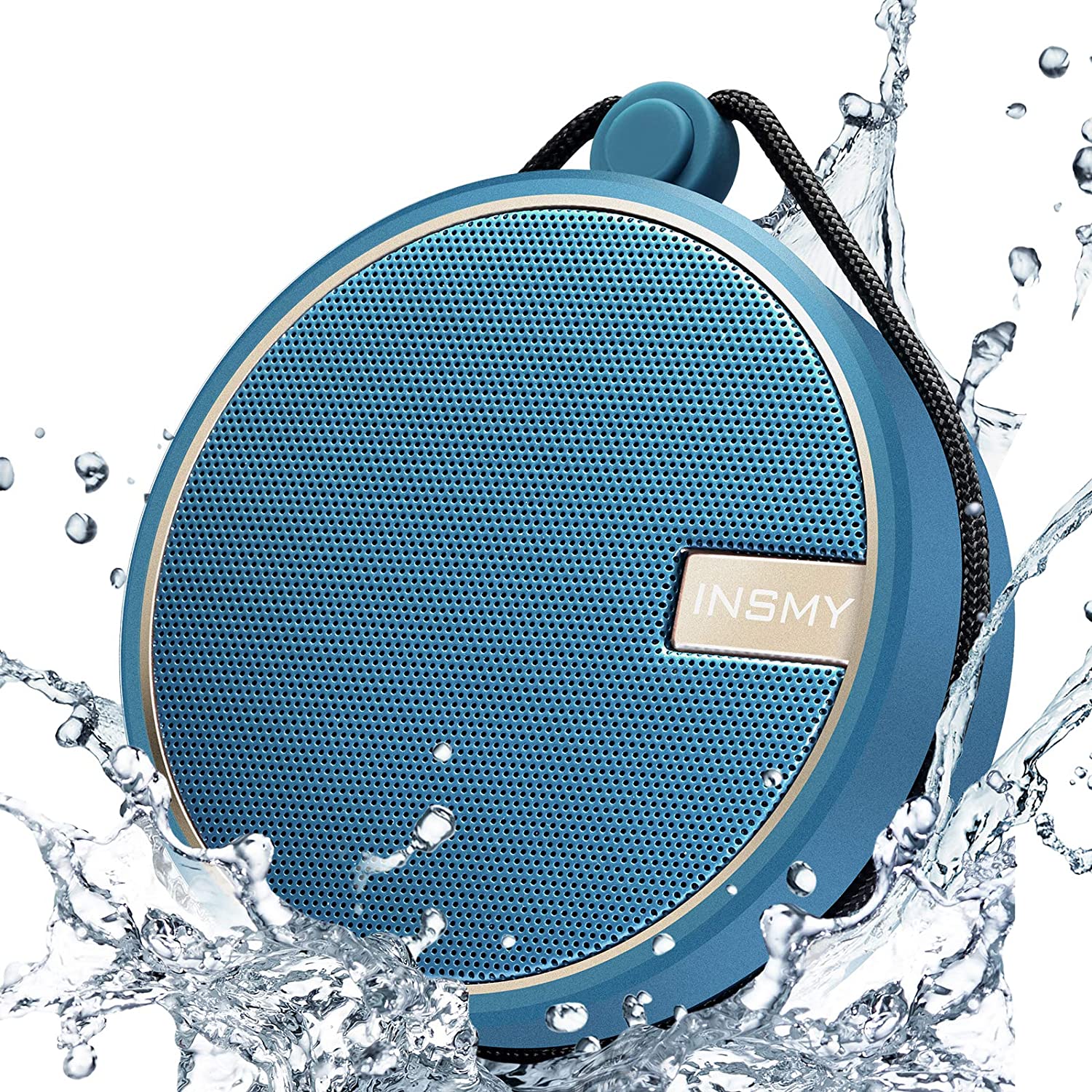 INSMY Portable IPX7 Waterproof Bluetooth Speaker, Wireless Outdoor Spe