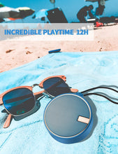 Load image into Gallery viewer, INSMY Portable IPX7 Waterproof Bluetooth Speaker, Wireless Outdoor Speaker Shower Speaker, with HD Sound, Support TF Card, Suction Cup, 12H Playtime, for Kayaking, Boating, Hiking (Navy)