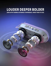 Load image into Gallery viewer, INSMY Portable Bluetooth Speakers, 20W Wireless Speaker Loud Stereo Sound Rich Bass, IPX7 Waterproof Floating, True Wireless Stereo Mode, 24 Hours Playtime, Bluetooth 5.0, Built-in Mic for Outdoors Camping (Purple)