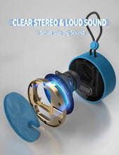 Load image into Gallery viewer, INSMY Portable IPX7 Waterproof Bluetooth Speaker, Wireless Outdoor Speaker Shower Speaker, with HD Sound, Support TF Card, Suction Cup, 12H Playtime, for Kayaking, Boating, Hiking (Navy)