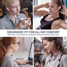 Load image into Gallery viewer, Wireless Earbuds Hybrid Active Noise Cancelling, INSMY Bluetooth in-Ear Headphones 6 Mics Call Noise Reduction 36Hrs Playtime Stereo Immersive Sound Premium Bass Earphones for Sports/Business (Nude)