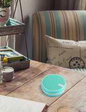 Load image into Gallery viewer, INSMY IPX7 Waterproof Shower Bluetooth Speaker, Portable Wireless Outdoor Speaker with HD Sound, Support TF Card, Suction Cup for Home, Pool, Beach, Boating, Hiking 12H Playtime (Mint)