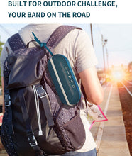 Load image into Gallery viewer, INSMY Portable Bluetooth Speakers, 20W Wireless Speaker Loud Stereo Sound Rich Bass, IPX7 Waterproof Floating, True Wireless Stereo Pairing, 24 Hours, Bluetooth 5.0, Built-in Mic for Outdoors Camping (Blue)