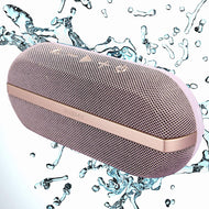 INSMY Portable Bluetooth Speakers, 20W Wireless Speaker Loud Stereo Sound Rich Bass, IPX7 Waterproof Floating, True Wireless Stereo Mode, 24 Hours Playtime, Bluetooth 5.0, Built-in Mic for Outdoors Camping (Purple)