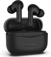 Wireless Earbuds Hybrid Active Noise Cancelling, INSMY Bluetooth in-Ear Headphones 6 Mics Call Noise Reduction 36Hrs Playtime Stereo Immersive Sound Premium Bass Earphones for Sports/Business (Black)